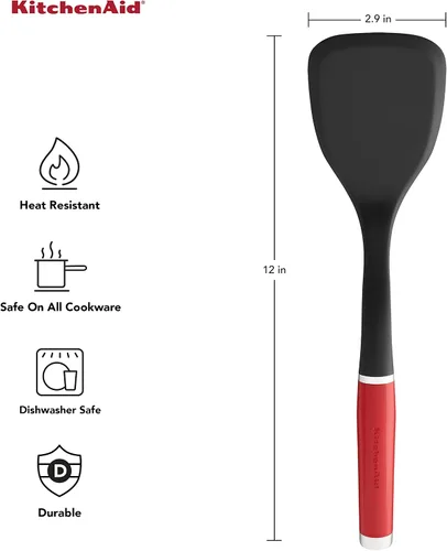 Vista 2 de KitchenAid KE015OHERA - Espátula corta de nylon Classic