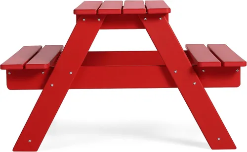 Vista 10 de WestinTrends Malibu Patio al aire libre HDPE Picnic Mesa de banco para Gris
