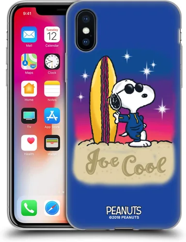 Vista 230 de Head Case Designs Funda de gel con licencia oficial de Peanuts Beach Surf Snoopy Boardwalk Airbrush [protección de grado militar] compatible