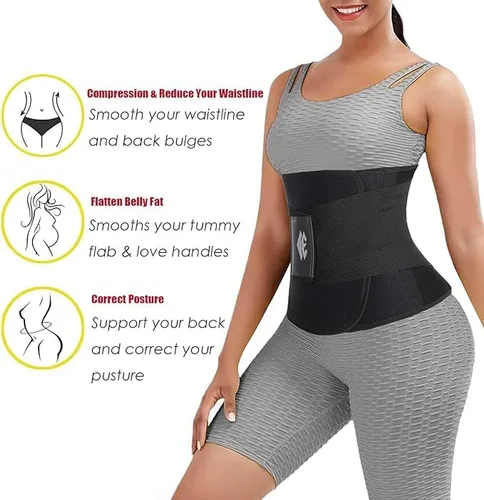Vista 3 de Waist Trainer Belt for Women Man - Waist Trimmer Ab Belt - Tummy Control Body Shaper