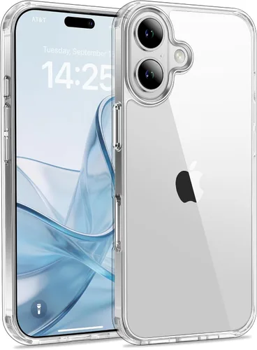Vista 19 de USLAI Funda para iPhone 11, antiamarilleo, transparente