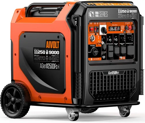 Vista 12 de AIVOLT Generador inversor súper silencioso de 1600 W, generador portátil de gas ultraligero para camping y uso doméstico, cumple con la EPA