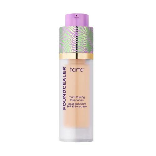 Vista 25 de tarte Babassu Foundcealer Base Dewy - Protector solar SPF 20 de amplio espectro, base y corrector en 1 con SPF, maquillaje vegano para el cuidado
