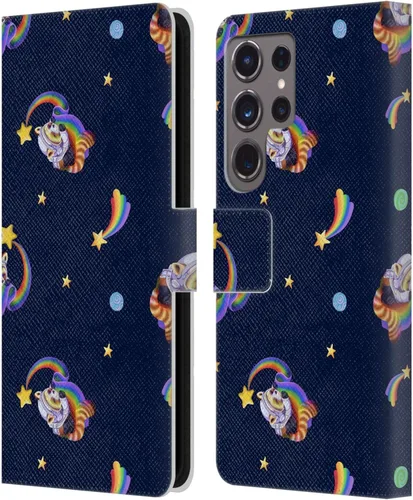 Vista 21 de Head Case Designs Officially Licensed Carla Morrow Colorful Space Dice Patterns Leather Wallet Case Compatible with Samsung Galaxy A07 4G