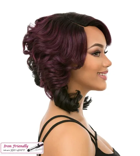 Vista 6 de it's a wig! Pelo Sintético Full Cap - MAGIC (1 Jet Black)
