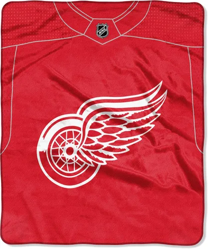 Vista 14 de Northwest NHL Unisex-Adult Raschel Throw Blanket rojo (Inspired)