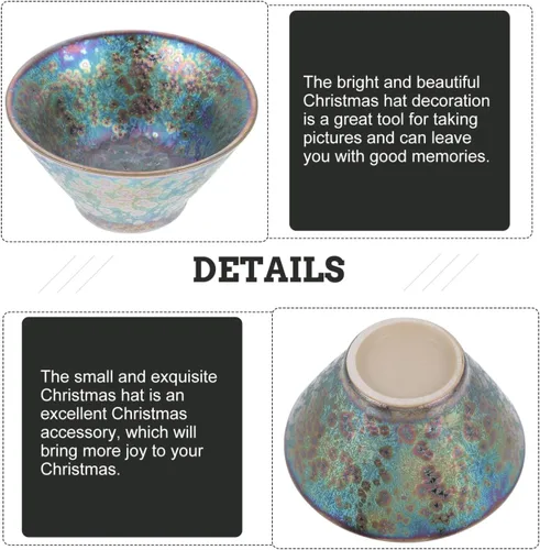 Vista 7 de LIFKOME Taza de té china hecha a mano Jian Ware JianZhan Taza de té china imitación de la dinastía tradicional de la canción JianZhan Temmoku Negro