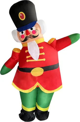 Vista 6 de Disfraz inflable de Navidad Decoración inflable de Navidad para adultosfiesta de Navidaddesfile