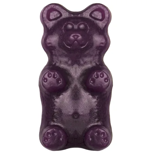 Vista 6 de Oso de goma gigante de 2 libras (frambuesa azul)