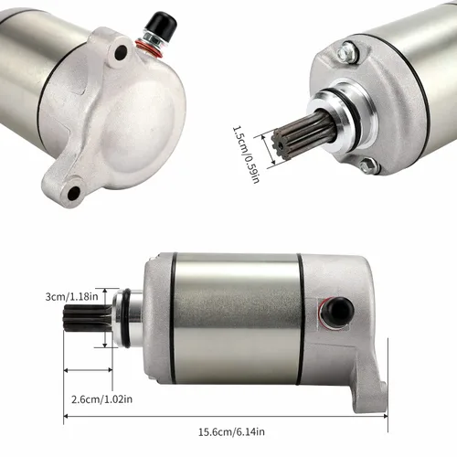 Vista 5 de KARSEE Motor de Arranque 3084981 Reemplazo para Sportsman 335 400 450 500, Ranger 425 400 500 2x4 4x4 6x6, Scrambler 500, Magnum 325 330 425 500