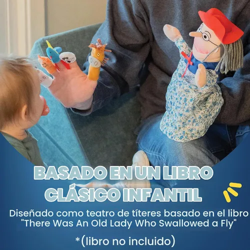 Vista 6 de Había una anciana que. Juego de marionetas