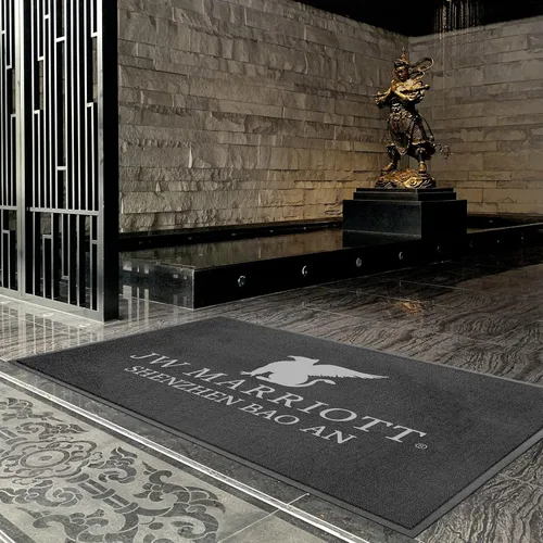 Vista 8 de ALLEVI Tapetes personalizados para puerta delantera, alfombras comerciales personalizadas para área de negocios, iglesia, museo, hogares
