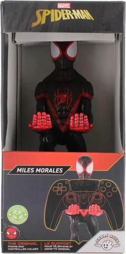 Vista 3 de Exquisite Gaming Cable Guy - Marvel Spiderverse: Miles Morales Spiderman - Controlador de carga y soporte para dispositivos - Juguete - Xbox 360