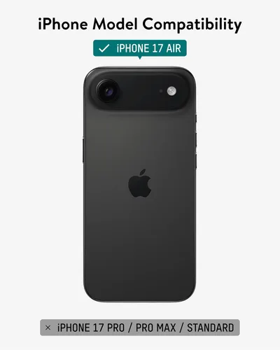 Vista 7 de Mous Funda para iPhone Air, compatible con MagSafe - Limitless - Funda protectora de fibra de carbono para iPhone Air - A prueba de golpes