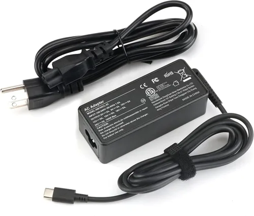 Vista 10 de Cargador para laptop Surface Pro de 65 W compatible con Microsoft Surface Pro 11 10, 9, 8, X, 7+, 7, 6, 5, 4, 3, conector de superficie magnética