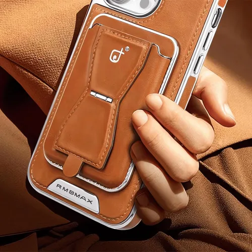 Vista 5 de Funda magnética de cuero para teléfono con tarjetero desmontable, elegante y funcional funda magnética tipo cartera para iPhone (iPhone 12, negro)