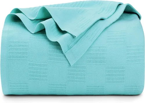 Vista 39 de Utopia Bedding - Manta térmica 100% algodón, color negro, tamaño Queen, 90 x 90 pulgadas Manta ligera y transpirable para primavera y verano