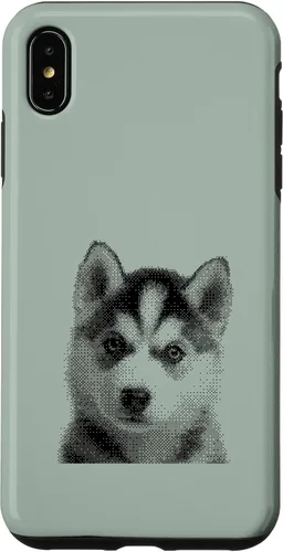 Vista 11 de Chic Husky Puppy for Dog Mom and Paw Parents Case for iPhone 16
