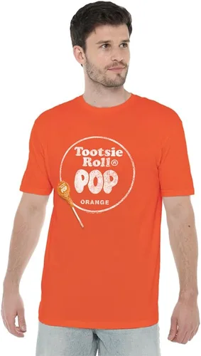 Vista 7 de Tootsie Roll Mens Tootsie Roll Short Sleeve T-Shirt Rojo