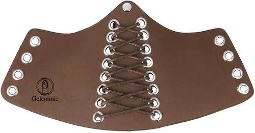 Vista 3 de Brazalete de cuero para hombre, mujer, 2