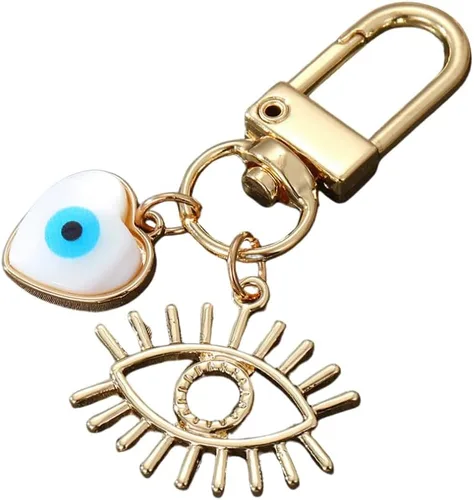 Vista 16 de Llavero de mano Hamsa de mal de ojo para llavero de coche, bolso de buena suerte, amuleto