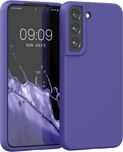 Vista 153 de kwmobile Funda compatible con Samsung Galaxy S9 - Funda de silicona TPU con acabado suave - Blue Reef