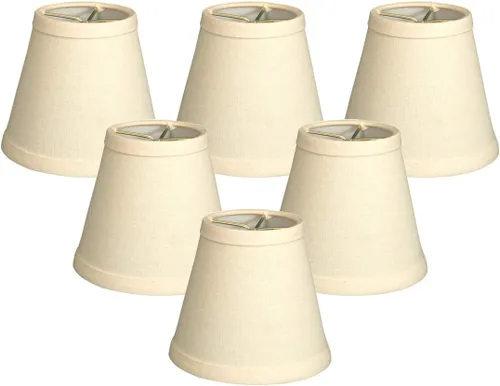 Vista 12 de Royal Designs, Inc. Lámpara de araña de tapa dura Empire Basic Shade CS-984-5AGL, oro antiguo, 3 x 5 x 4,5