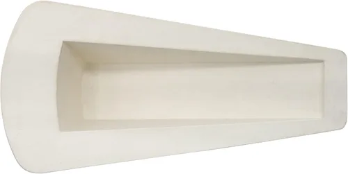 Vista 4 de Shepherd Hardware Cuña de puerta de goma resistente, blanco roto