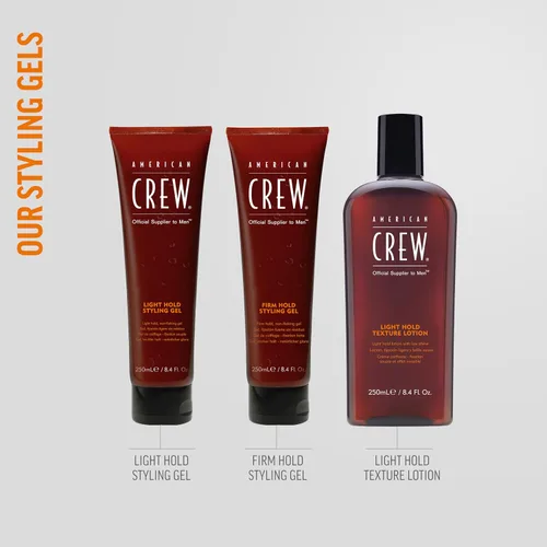 Vista 6 de American Crew Gel para el cabello para hombre, fijación ligera con bajo brillo, producto de peinado regalo para él, 8.4 onzas líquidas