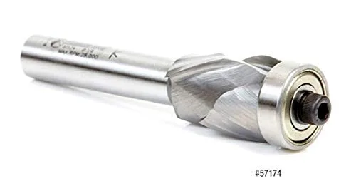Vista 6 de Amana Tool - 57176 Patrón espiral de carburo sólido/compresión de inmersión 7/8 de diámetro x 1-9/64 x 1/2
