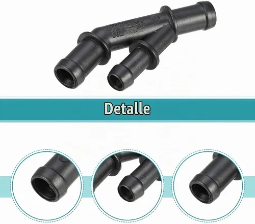 Vista 3 de X AUTOHAUX - Conector de manguera de refrigerante de motor para Volkswagen