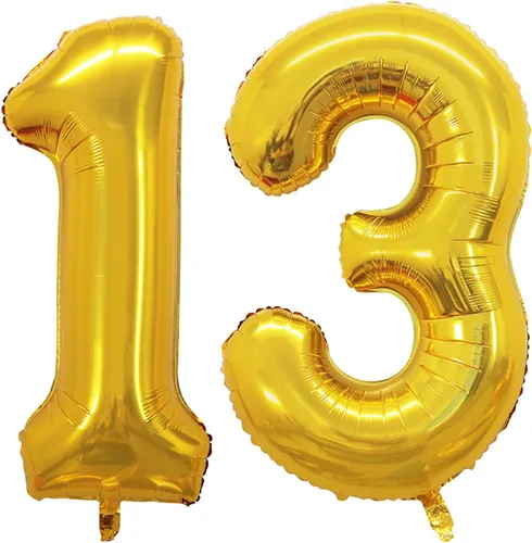Vista 398 de Goer, conjunto de globos de papel aluminio para decoraciones de cumpleaños, globos de las letras de feliz cumpleaños y de números Oro