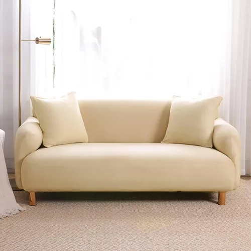 Vista 16 de Fundas de sofá de alta elasticidad de 2 plazas, ultra suaves y elegantes, para perros y niños, protector de muebles de elastano con parte inferior