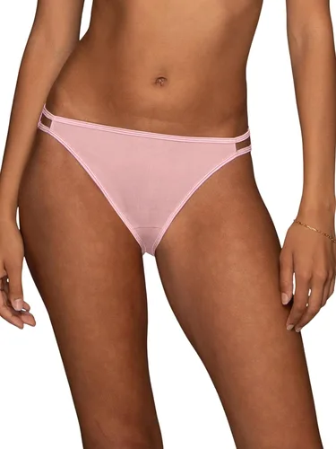 Vista 6 de Vanity Fair Bragas de bikini con tira para mujer, Illumination, con elástico sedoso y ribete de satén Paquete de 3 Negro (Midnight Black)