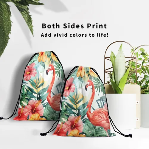 Vista 49 de Bolsa de agarre de gimnasia de piel de animal, bolsa de gimnasia con cordón ajustable, bolsa de cuerda para fauna silvestre, Mariposas Galaxy