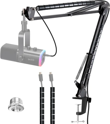 Vista 14 de YOUSHARES Filtro Pop K669B, Pantalla Antiviento de Micrófono de Espuma Compatible con Micrófono USB Fifine (K669B K669 K669L K669G K669PRO2 K669S)
