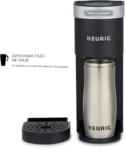 Vista 6 de Keurig K-Mini CoffeeFeer, Brewer Single Sirve K-Cup POD Coffee, de 6 a 12 oz. Tamaños de preparación, negro Single-Serve K-Cup Brewer, Brews 6-12