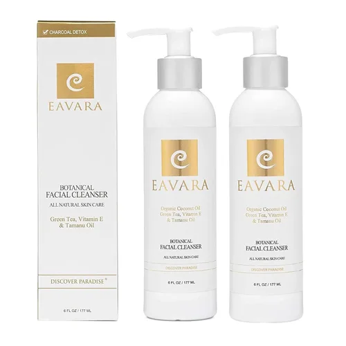 Vista 11 de Jabón facial orgánico – Anti-envejecimiento, hidratante, limpiador diario suave para mujeres y hombres con aceite de coco, aloe vera, carbón