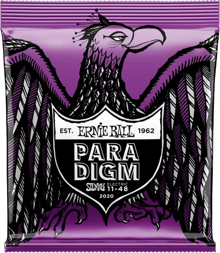 Vista 12 de Ernie Ball 2015 Paradigm cuerdas de guitarra eléctrica, parte superior ceñida, parte inferior gruesa