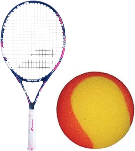 Vista 8 de Babolat B'Fly - Raqueta de tenis con pelotas de tenis para jugar y permanecer para niños