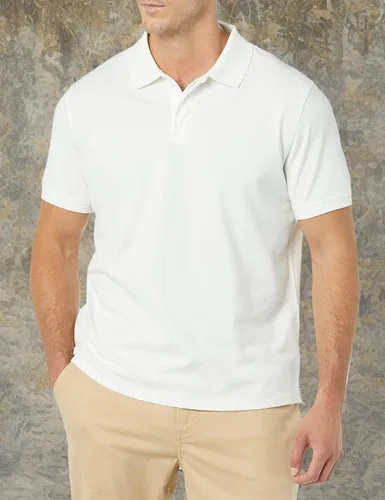 Vista 7 de Tienda Aware Polo de manga corta piqué de algodón ligero para hombre