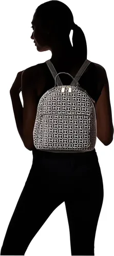 Vista 6 de Tommy Hilfiger Mochila Julia para mujer NegroBlanco