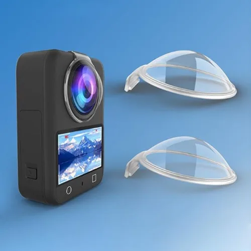 Vista 7 de Protector de lente para DJI Osmo 360, protector de lente de PC de alta transparencia, resistente a los arañazos y al polvo para lente de cámara