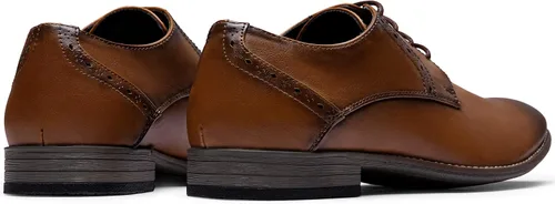 Vista 6 de Vostey Zapatos de vestir para hombre, zapatos Oxford formales, zapatos clásicos con cordones Derby