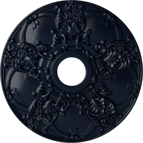 Vista 58 de Ekena Millwork CM18NOCGS Medallón de techo Norwich, 18.0 in de diámetro exterior x 3.4 in de diámetro interior x 1 3/8"P, pátina verde cobre pintado