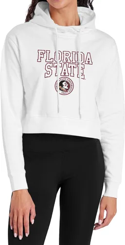 Vista 35 de Campus Lab Sudadera con capucha para mujer universitaria con licencia oficial de la colección Varsity White