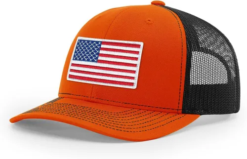 Vista 157 de Joe's USA Richardson 112 - Gorras de camionero con parche gráfico personalizado - Gorras estructuradas de cinco y seis paneles Richardson Premium