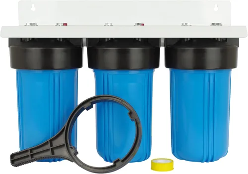 Vista 8 de SpiroPure Carcasa de filtro de agua de 2 etapas Twin 10 "/ 10x4.5/10 pulgadas BB 2 carcasa de filtro