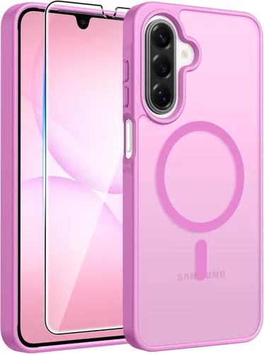 Vista 84 de FNTCASE para Samsung Galaxy Z Fold 7 Estuche Magnético: Funda de Teléfono Celular con Textura Mate Translúcida, Protección contra Caídas de Grado