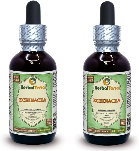Vista 4 de Tintura de equinácea (Echinacea Angustifolia), extracto líquido de raíz seca, 2 onzas